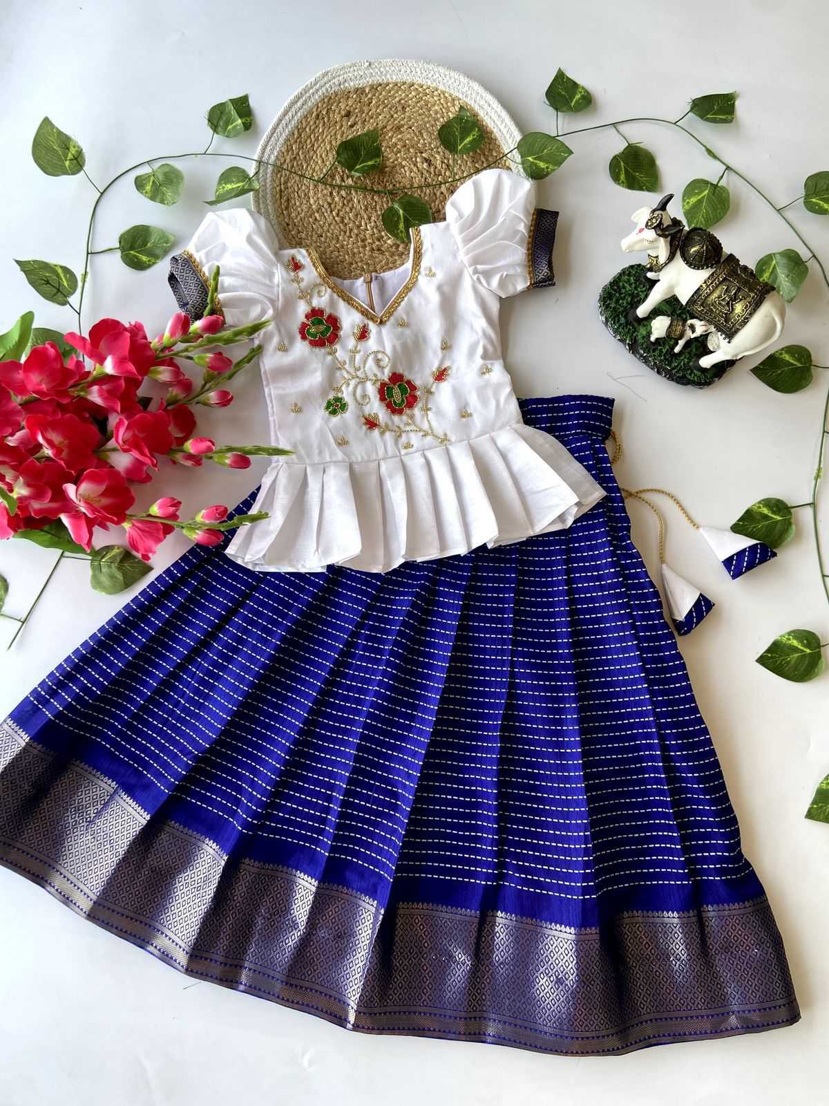 Ynf Dola Silk KESH493 raw Kids Wear Wholesale Kids Lehenga Kids Lehenga Choli Baby Girl Lehenga Manufacturer