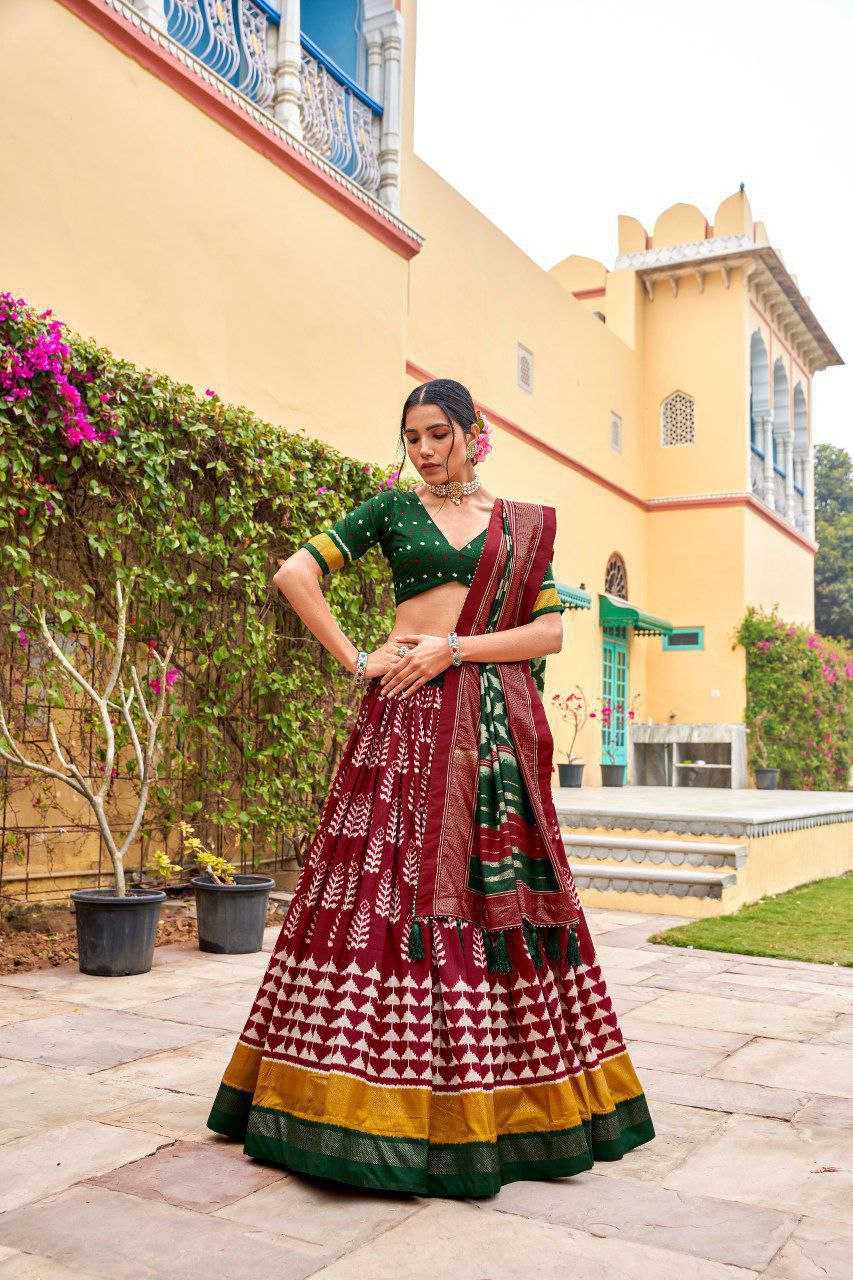 Ynf Dola Silk KESH511 BATIKA Lehengas Wholesale Traditional Lehenga Silk Lehenga Printed Lehenga Manufacturer