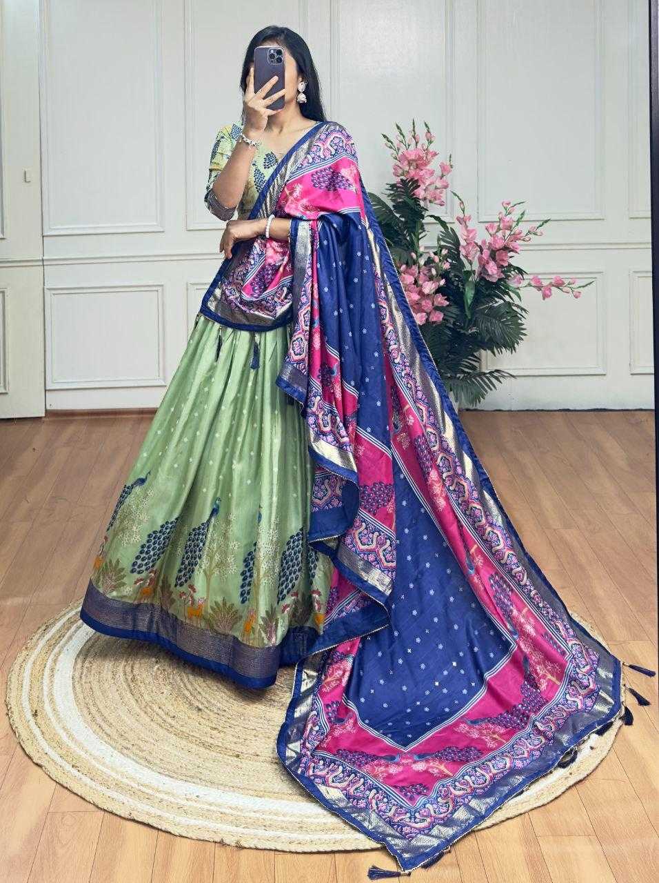 Ynf Dola Silk KESH511 PICOCK Lehengas Wholesale Designer Lehenga Traditional Lehenga Printed Lehenga Manufacturer