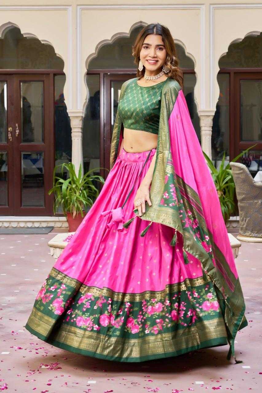 Ynf Dola Silk KESH511 Rosebarry Lehengas Wholesale Designer Lehenga Traditional Lehenga Printed Lehenga Manufacturer