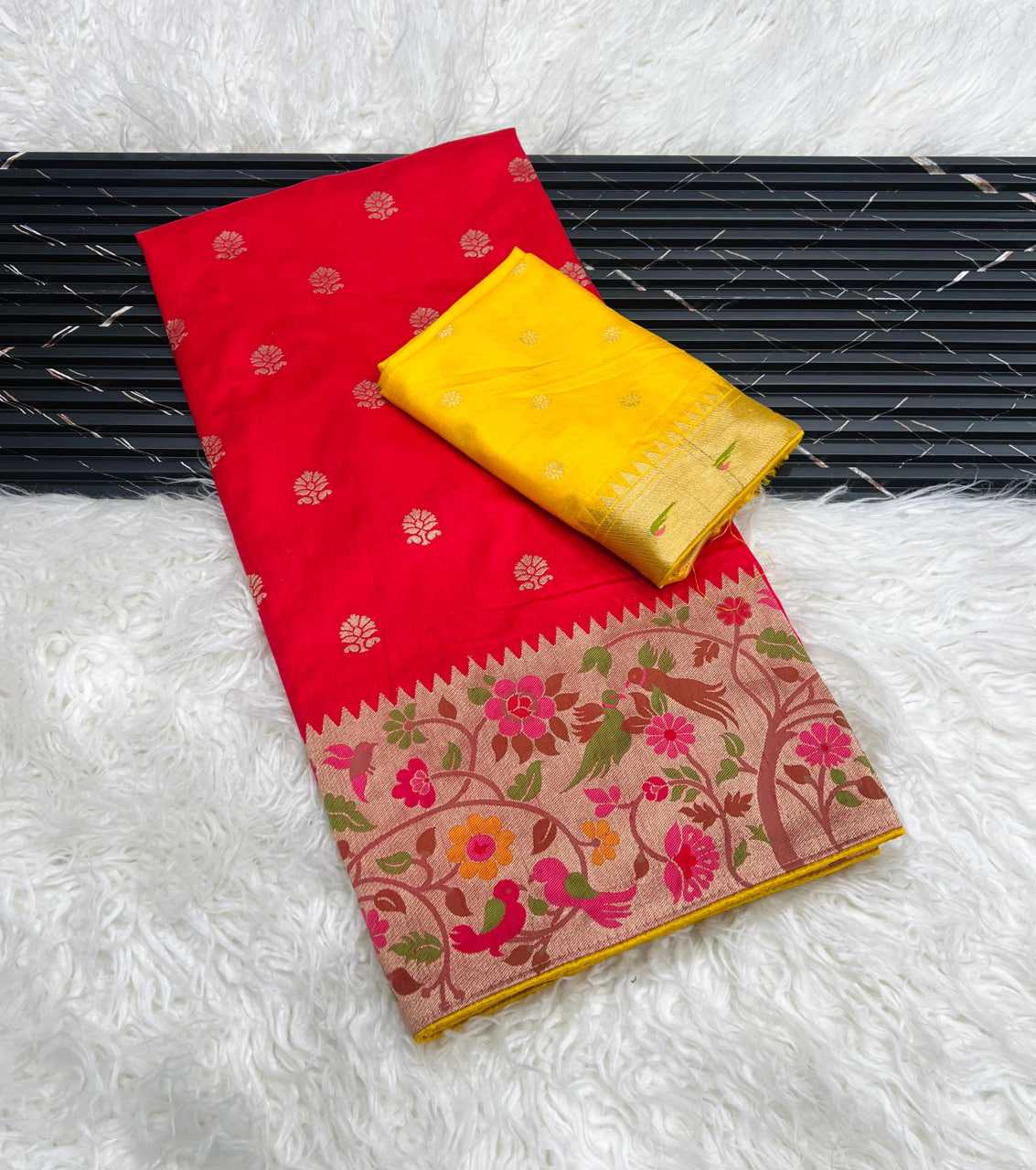 Ynf Dola Silk RIN225 945 Sarees Wedding Collections Festive Collections Wholesale Silk Sarees Festive Sarees Sarees With Blouse Manufacturer