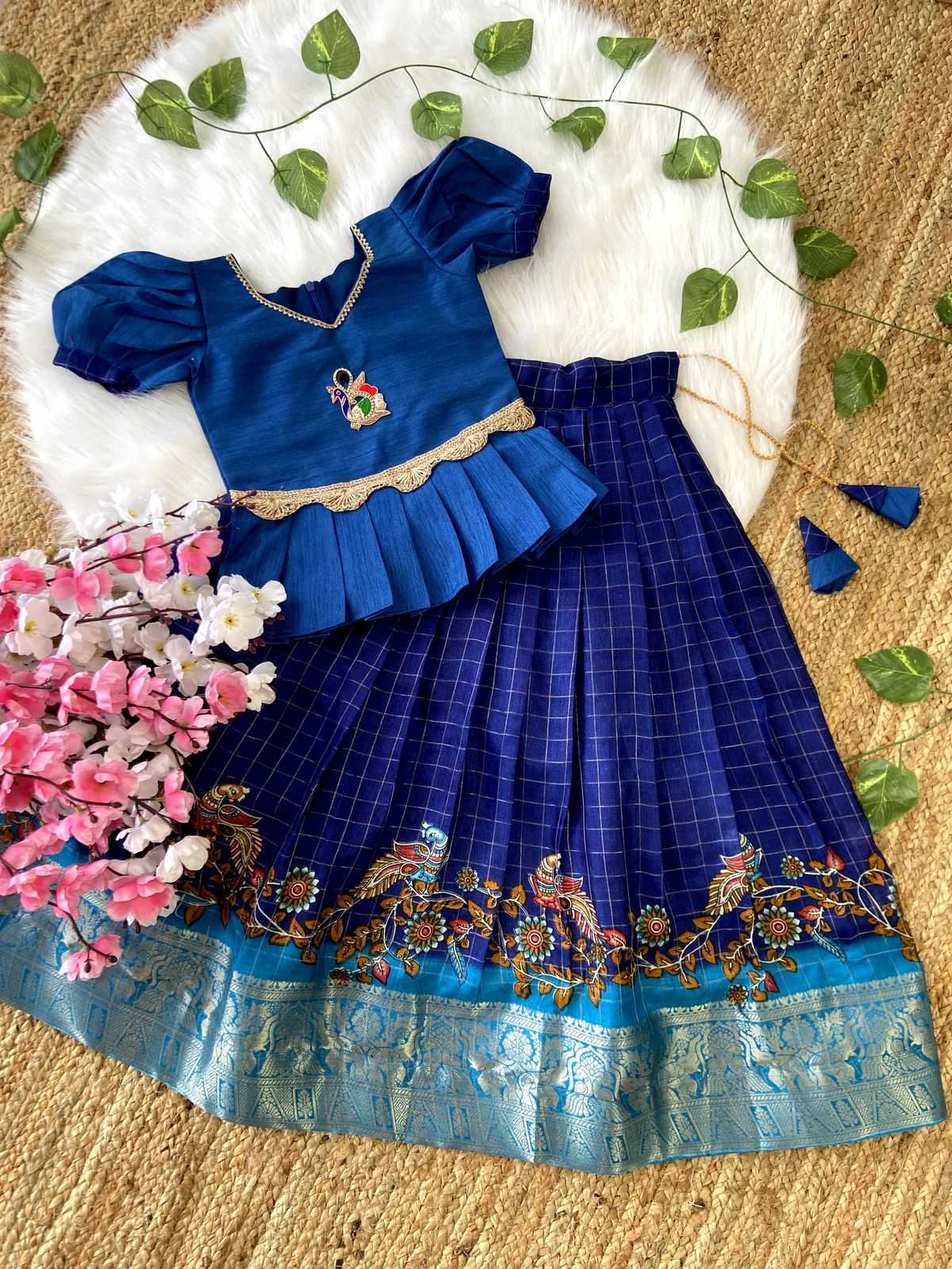 Ynf Dola Silk RIN235 ALSA Kids Wear Wholesale Kids Lehenga Kids Lehenga Choli Baby Girl Lehenga Manufacturer