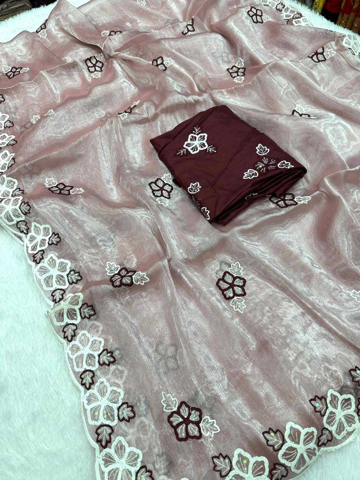 Ynf Fancy KESH114 3381 Sarees Wholesale Printed Sarees Embroidered Sarees Swarovski Sarees Manufacturer