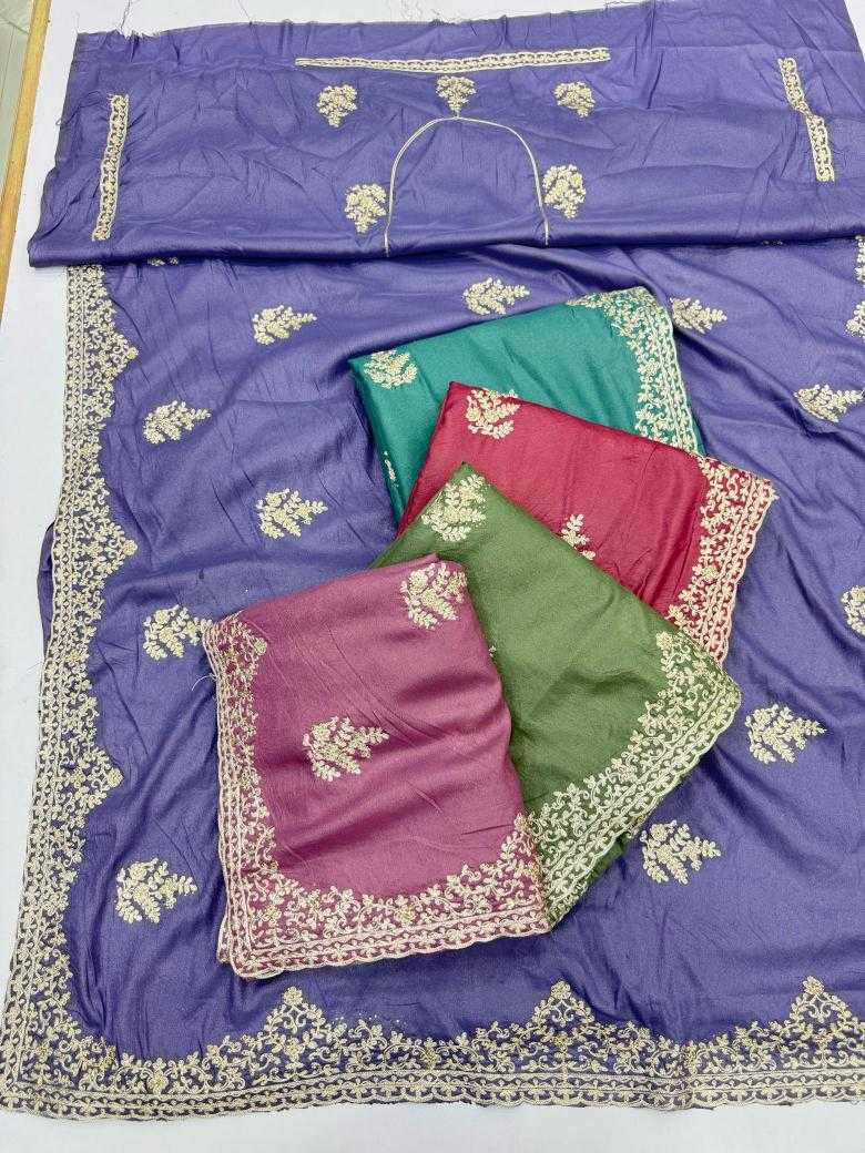 Ynf Fancy KESH114 4310 Sarees Wholesale Embroidered Sarees Stone Work Saree Zari Border Sarees Manufacturer