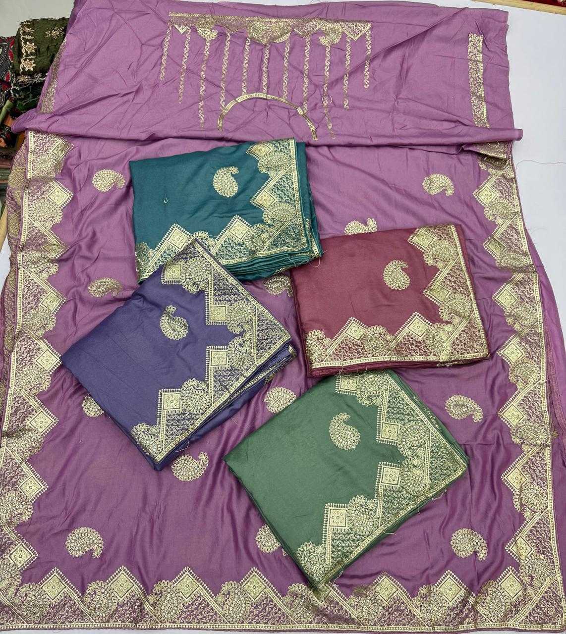 Ynf Fancy KESH114 5021 Sarees Wholesale Embroidered Sarees Stone Work Saree Zari Border Sarees Manufacturer