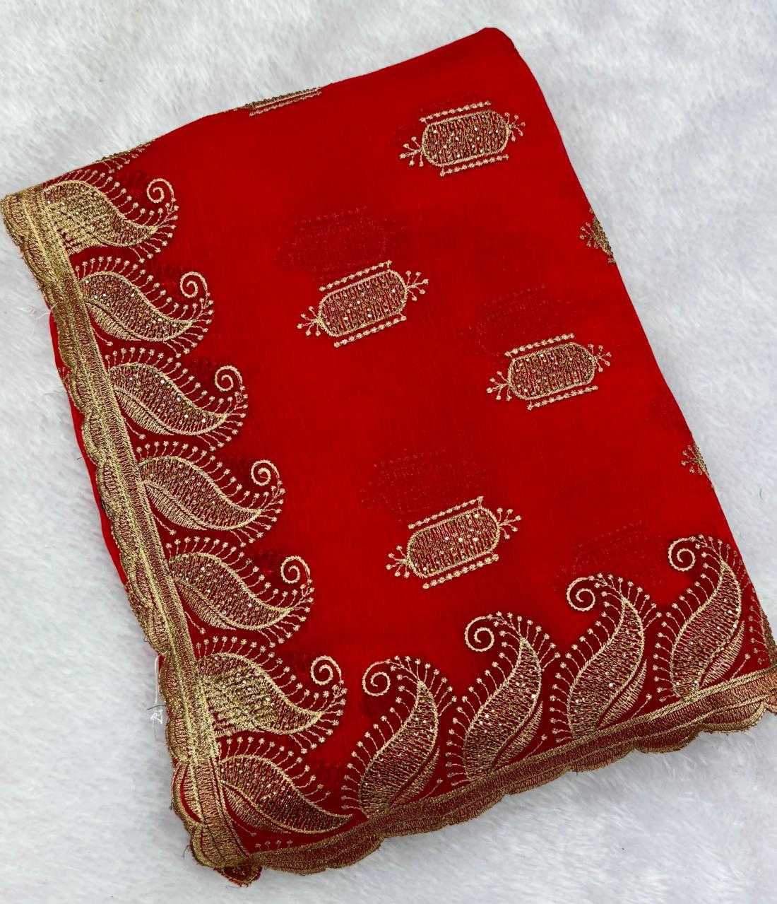 Ynf Fancy KESH114 7264 Sarees Wholesale Embroidered Sarees Stone Work Saree Zari Border Sarees Manufacturer
