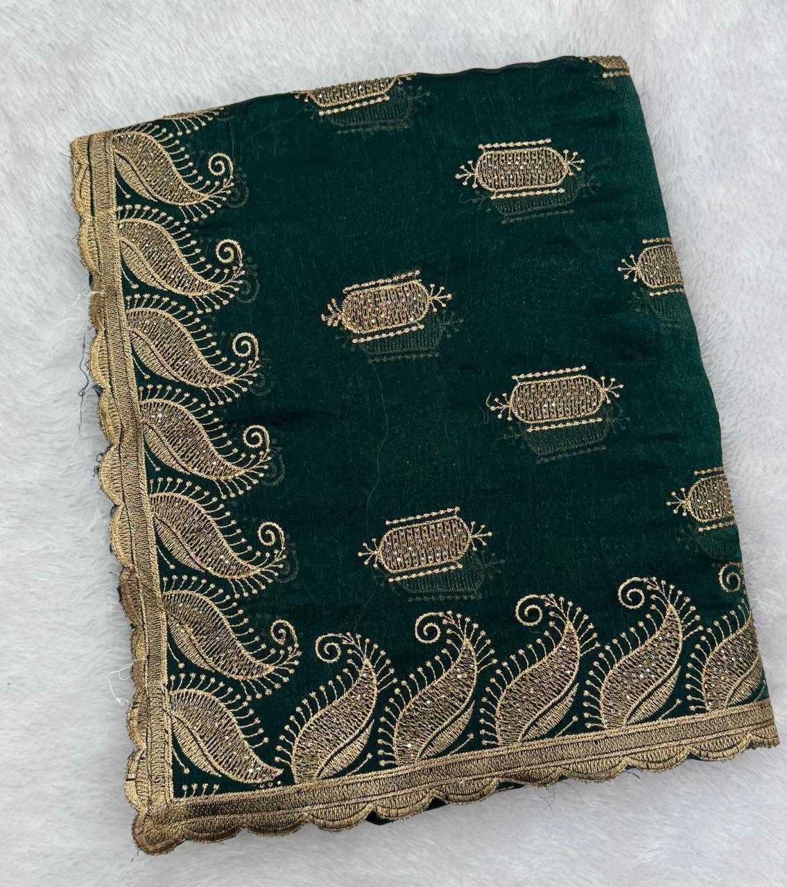 Ynf Fancy KESH114 7264 Sarees Wholesale Embroidered Sarees Stone Work Saree Zari Border Sarees Manufacturer