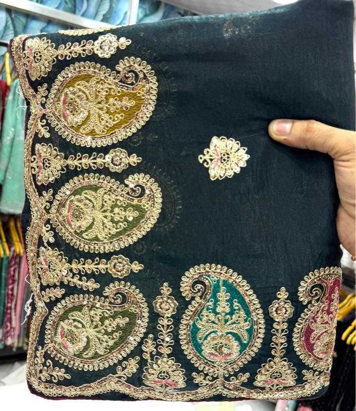 Ynf Fancy KESH114 8616 Sarees Wholesale Sequence Sarees Embroidered Sarees Cutwork Saree Manufacturer