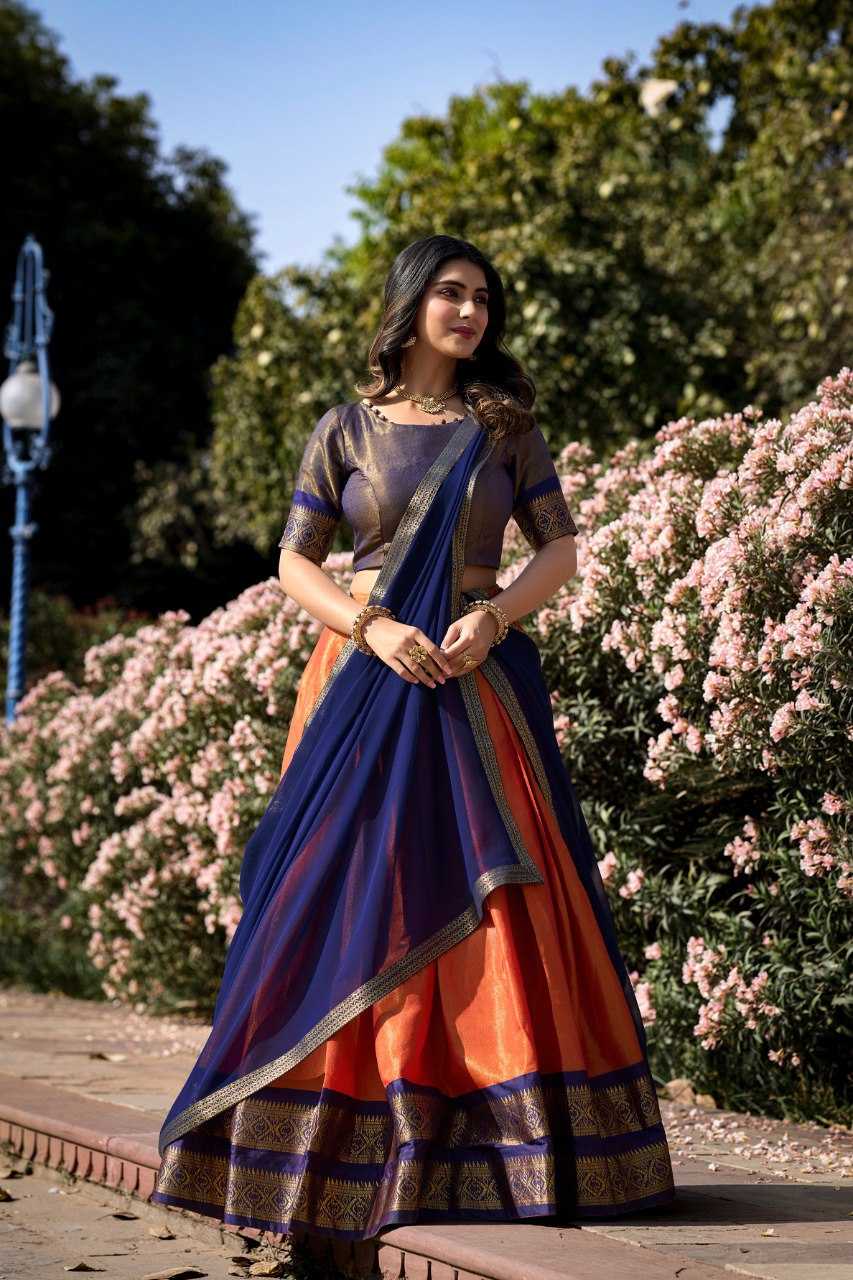 Ynf Fancy KESH134 2001 Lehengas Festive Collections Wholesale Designer Lehenga Zari Work Lehenga Onam Collections Manufacturer