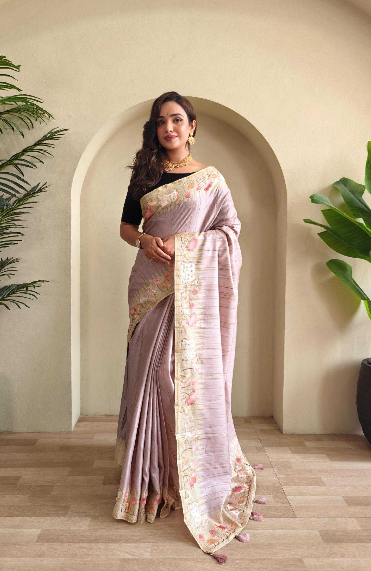 Ynf Fancy KESH249 KALYANI Sarees Wholesale Designer Sarees Embroidered Sarees Tussar Sarees Manufacturer
