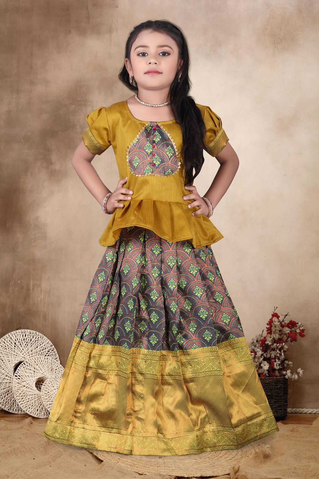 Ynf Fancy KESH493 presents Kids Wear Wholesale Kids Lehenga Kids Lehenga Choli Baby Girl Lehenga Manufacturer