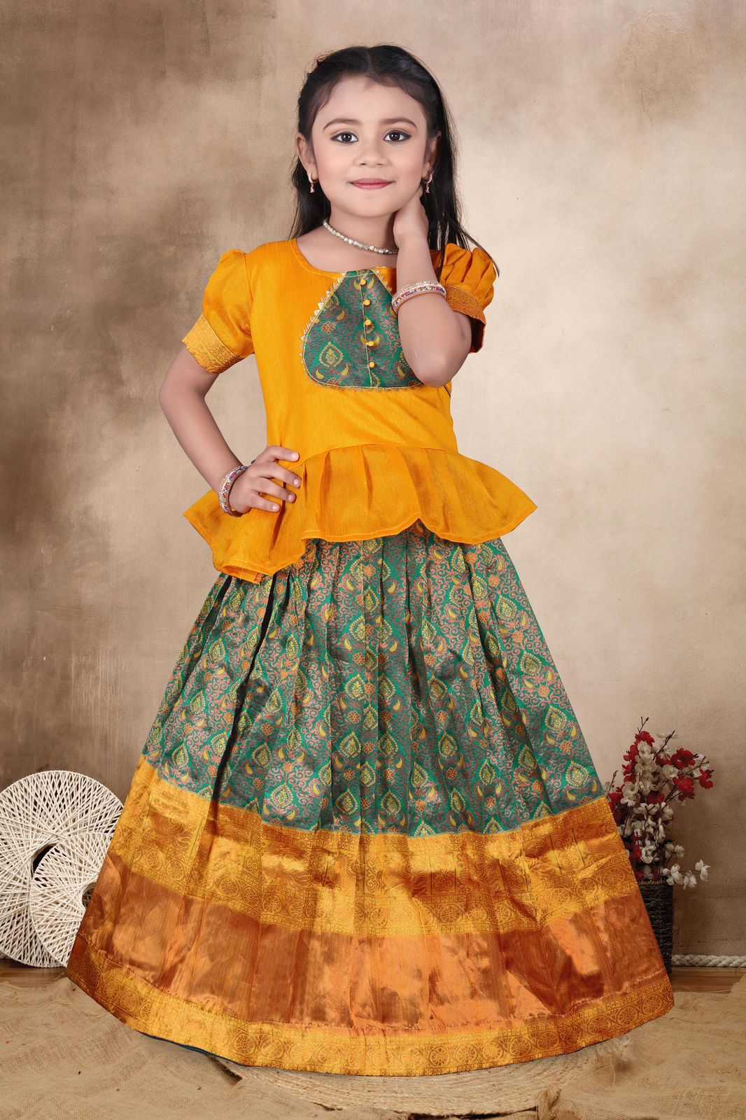 Ynf Fancy KESH493 presents Kids Wear Wholesale Kids Lehenga Kids Lehenga Choli Baby Girl Lehenga Manufacturer