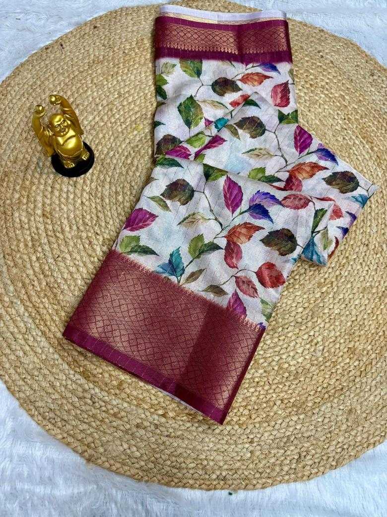 Ynf Fancy RIN164 Reco Sarees Wholesale Printed Sarees Zari Border Sarees Traditional Sarees Manufacturer