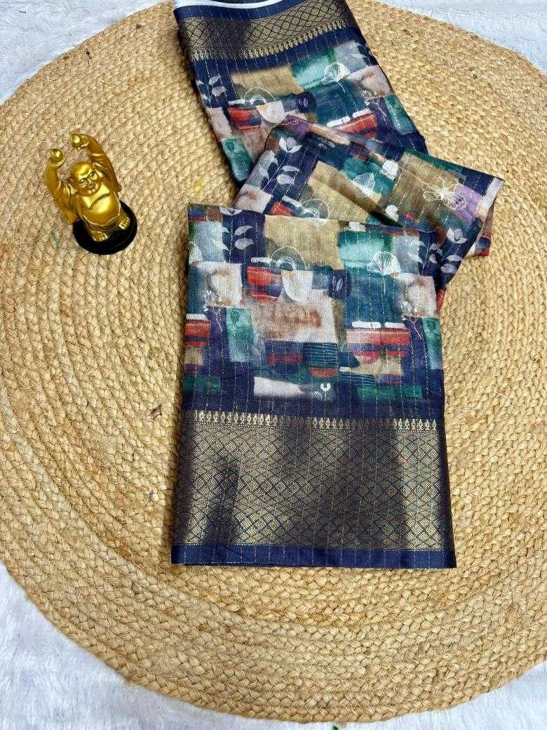 Ynf Fancy RIN164 Reco Sarees Wholesale Printed Sarees Zari Border Sarees Traditional Sarees Manufacturer