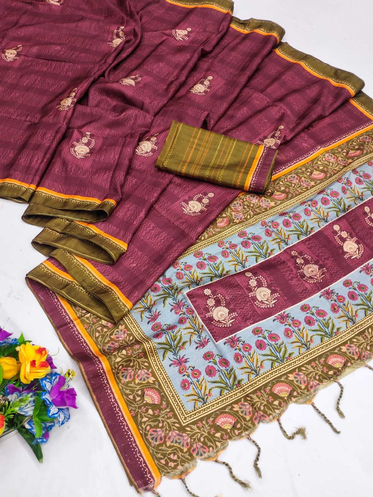 Ynf Fancy RIN203 AASTHA Sarees Wholesale Designer Sarees Hand Work Sarees Tussar Sarees Manufacturer