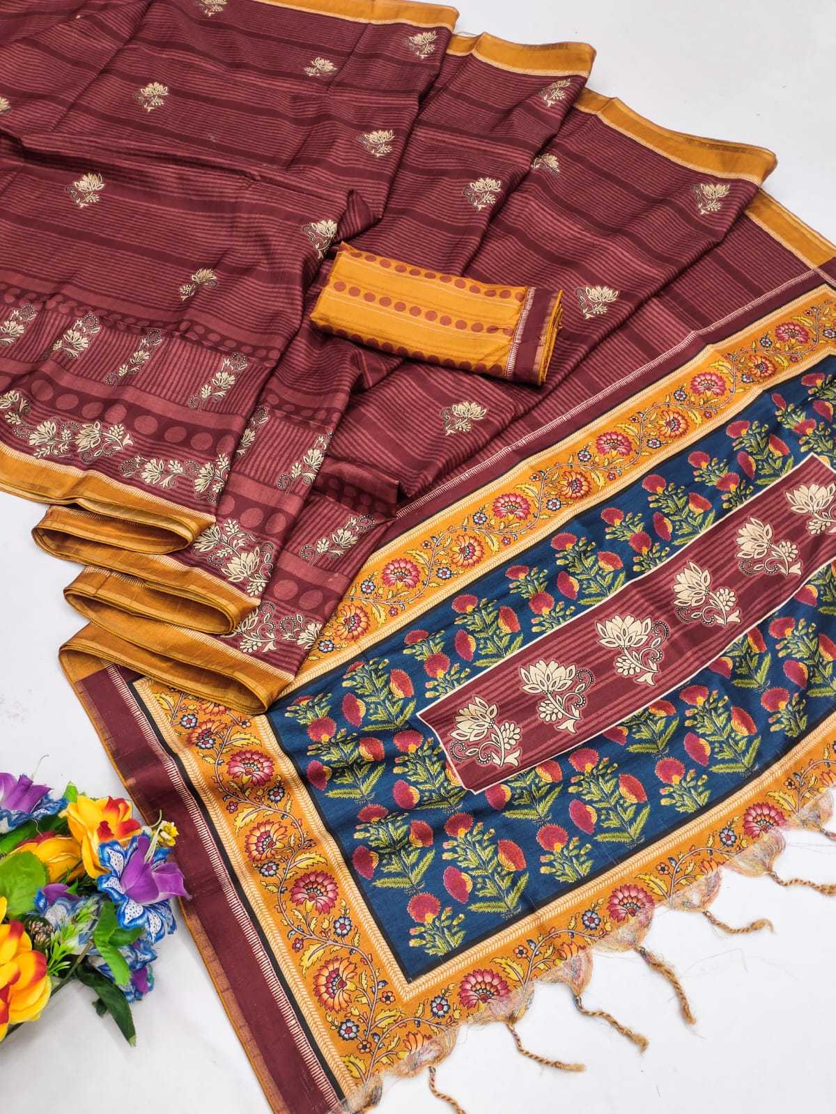 Ynf Fancy RIN203 AASTHA Sarees Wholesale Designer Sarees Hand Work Sarees Tussar Sarees Manufacturer