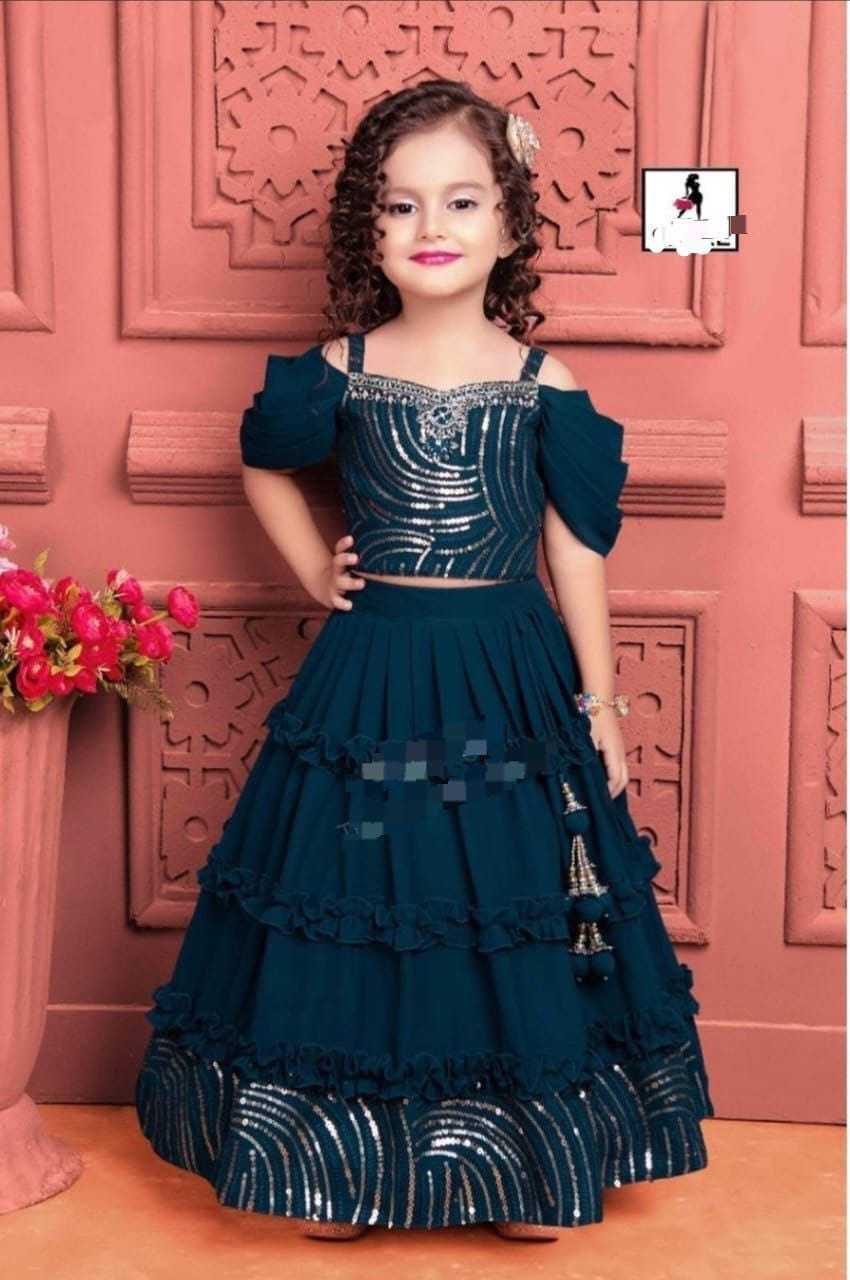 Ynf Fancy RIN222 108 Kids Wear Wholesale Kids Lehenga Kids Lehenga Choli Baby Girl Lehenga Manufacturer