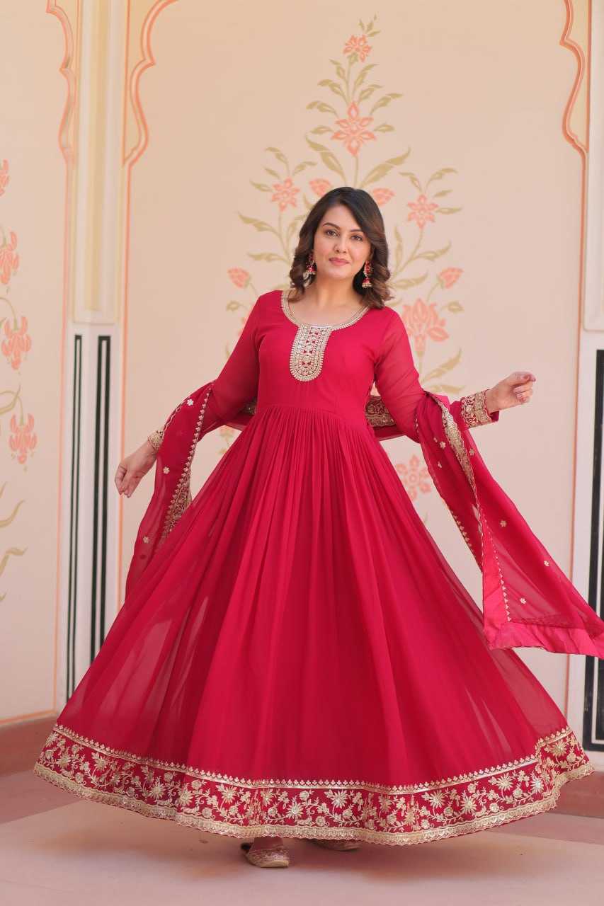 Ynf Faux Blooming KESH491 9241 Gowns Wholesale Printed Gowns Embroidery Gowns Sequin Gowns Manufacturer