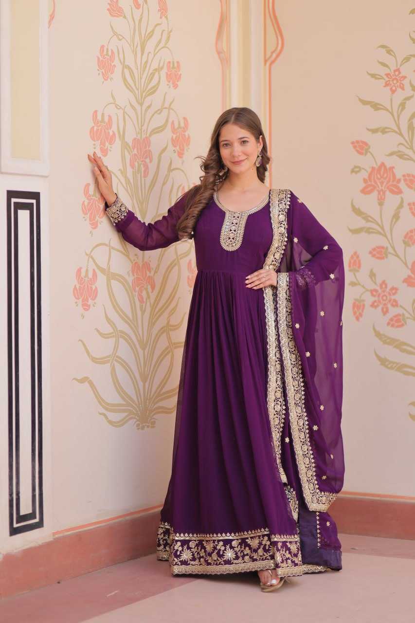 Ynf Faux Blooming KESH491 9241 Gowns Wholesale Printed Gowns Embroidery Gowns Sequin Gowns Manufacturer