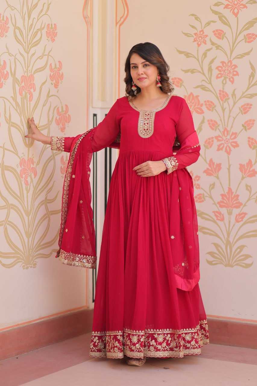 Ynf Faux Blooming KESH491 9241 Gowns Wholesale Printed Gowns Embroidery Gowns Sequin Gowns Manufacturer