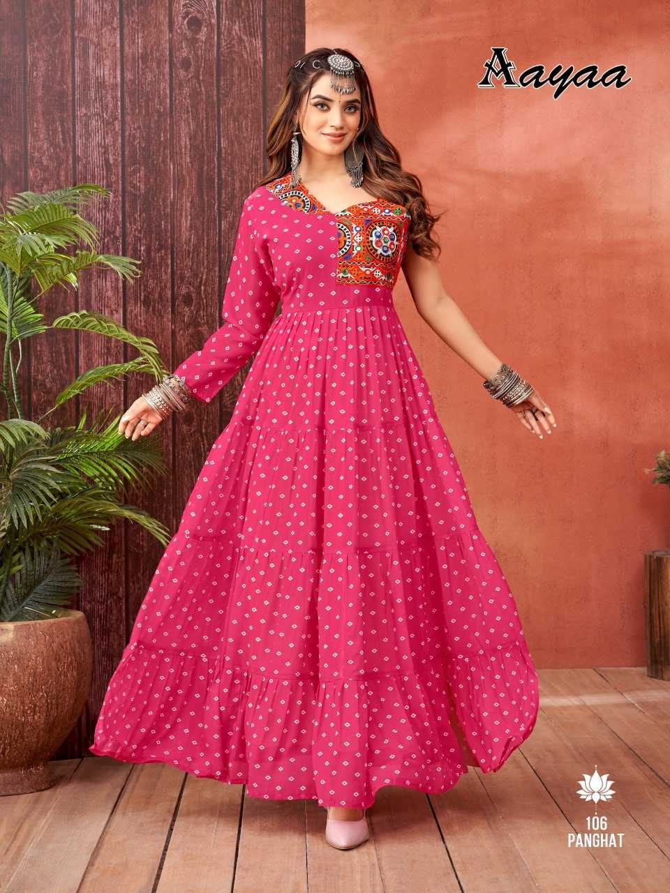 Ynf Faux Blooming RIN131 101 Gowns Wedding Collections Festive Collections Wholesale Printed Gowns Embroidery Gowns Georgette Gown Manufacturer