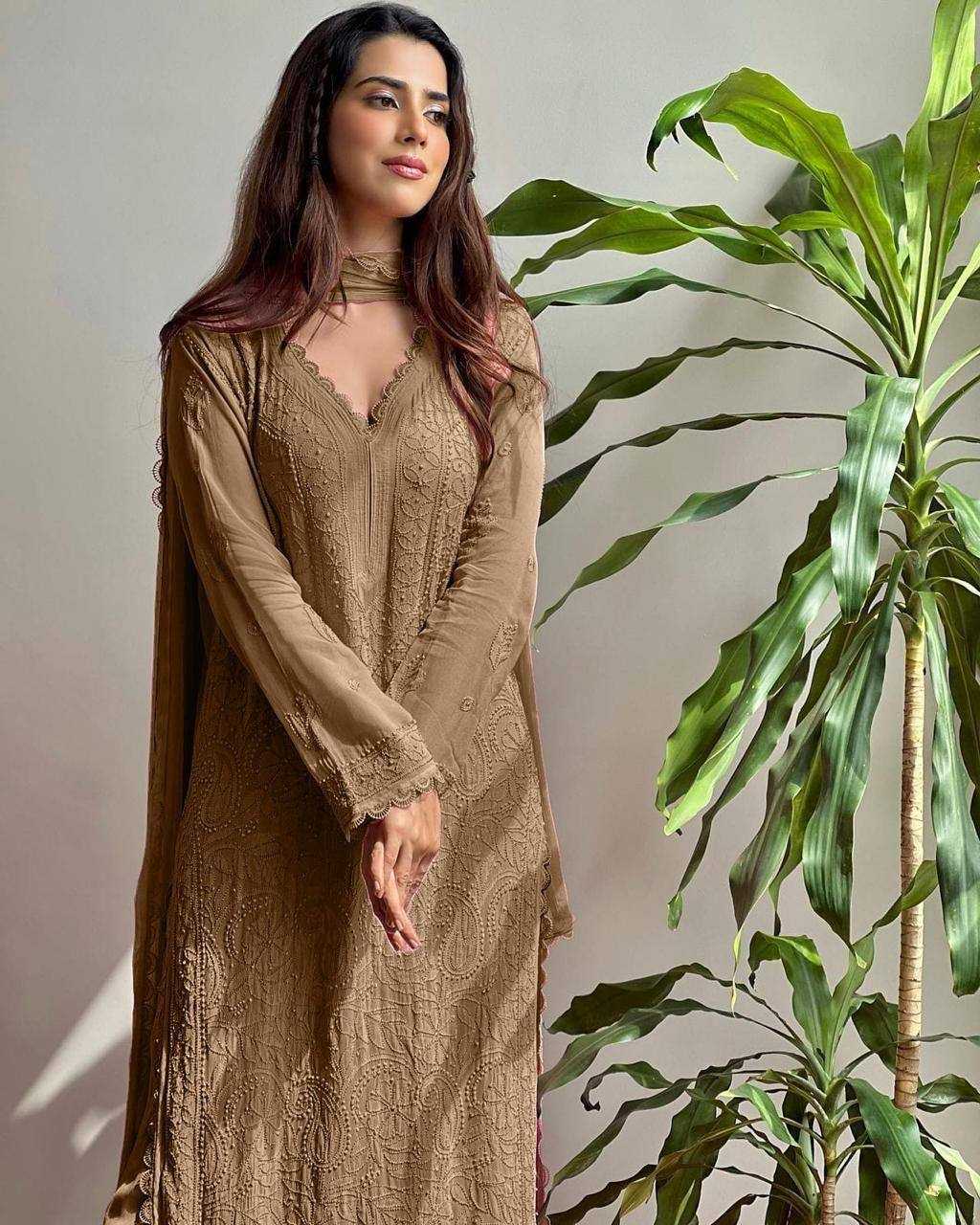Ynf Faux Georgette KESH501 fumka Suits & Dresses Wholesale Ladies Suits Embroidery Suits Designer Suits Manufacturer