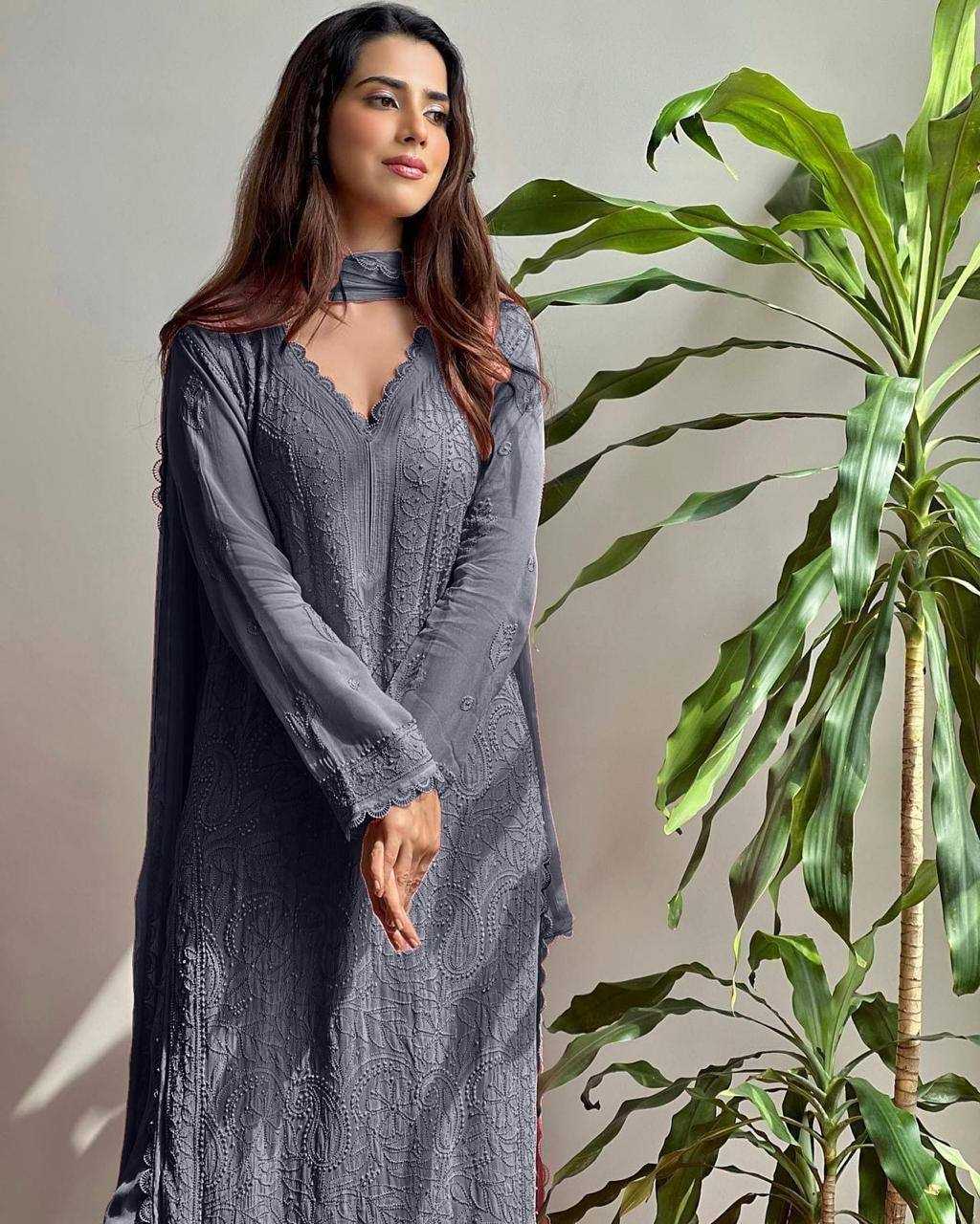 Ynf Faux Georgette KESH501 fumka Suits & Dresses Wholesale Ladies Suits Embroidery Suits Designer Suits Manufacturer
