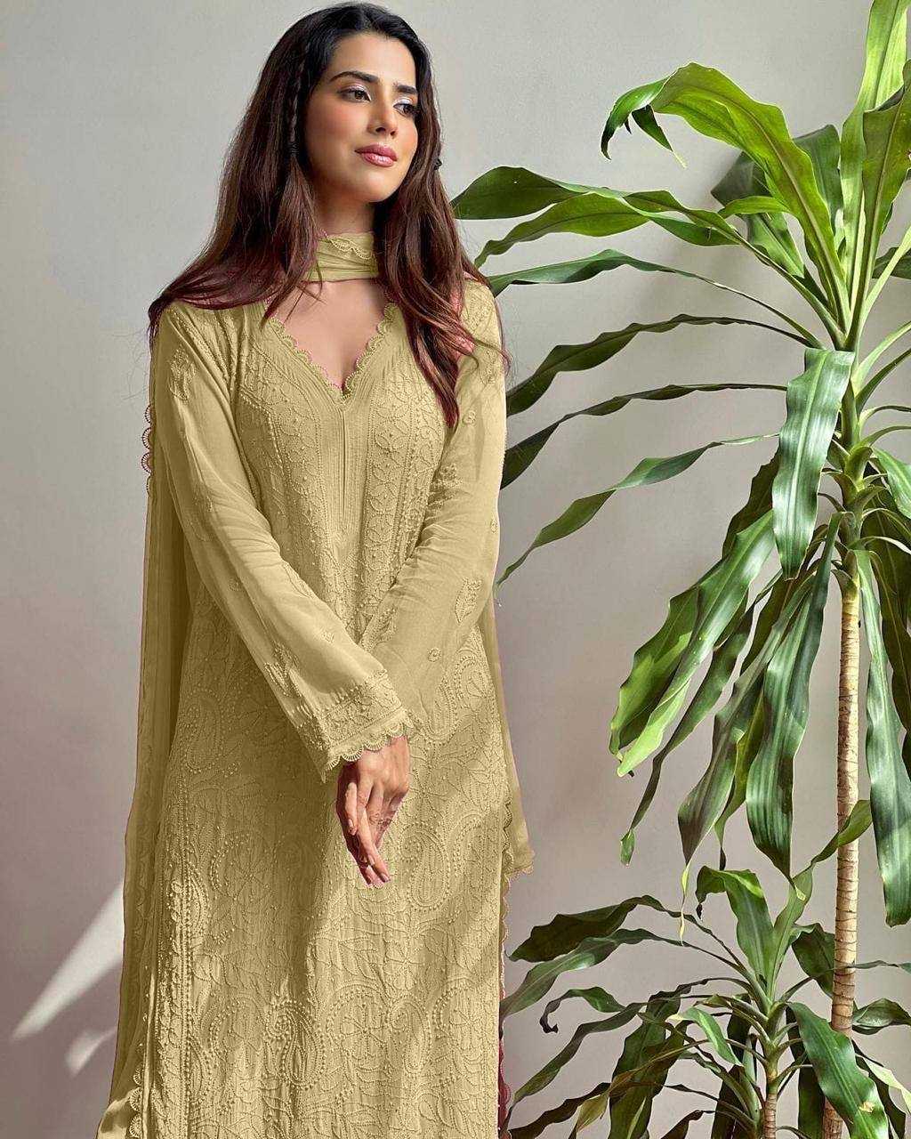 Ynf Faux Georgette KESH501 fumka Suits & Dresses Wholesale Ladies Suits Embroidery Suits Designer Suits Manufacturer