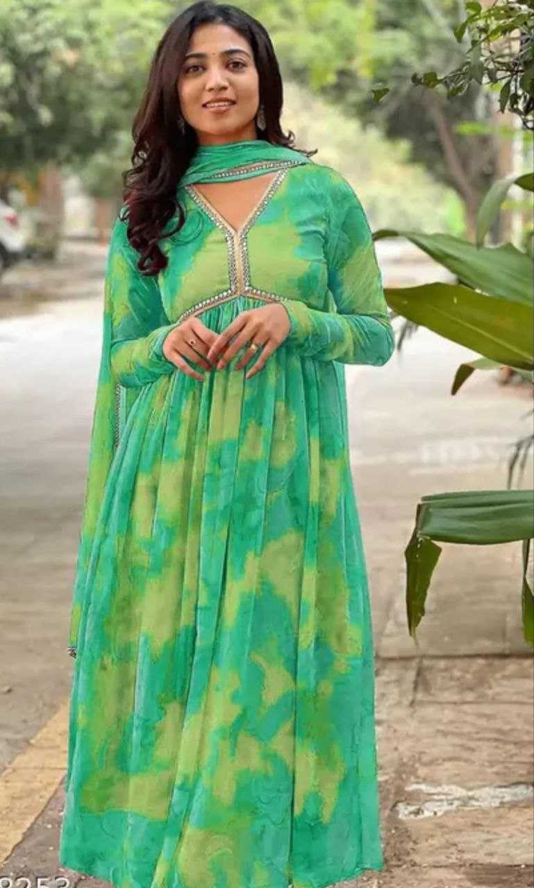 Ynf Faux Georgette KESH517 P1 Kurti Plus Size Collections Wholesale Fancy Kurti Manufacturer