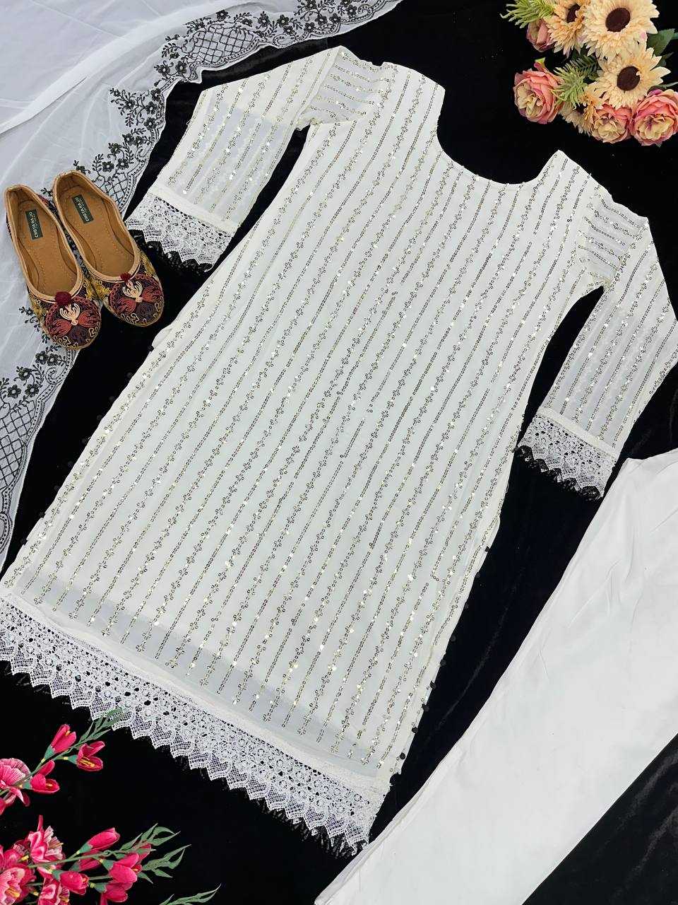 Ynf Faux Georgette KESH523 174 Kurti Wholesale Party Wear Kurtis Designer Kurtis Ladies Kurti Manufacturer