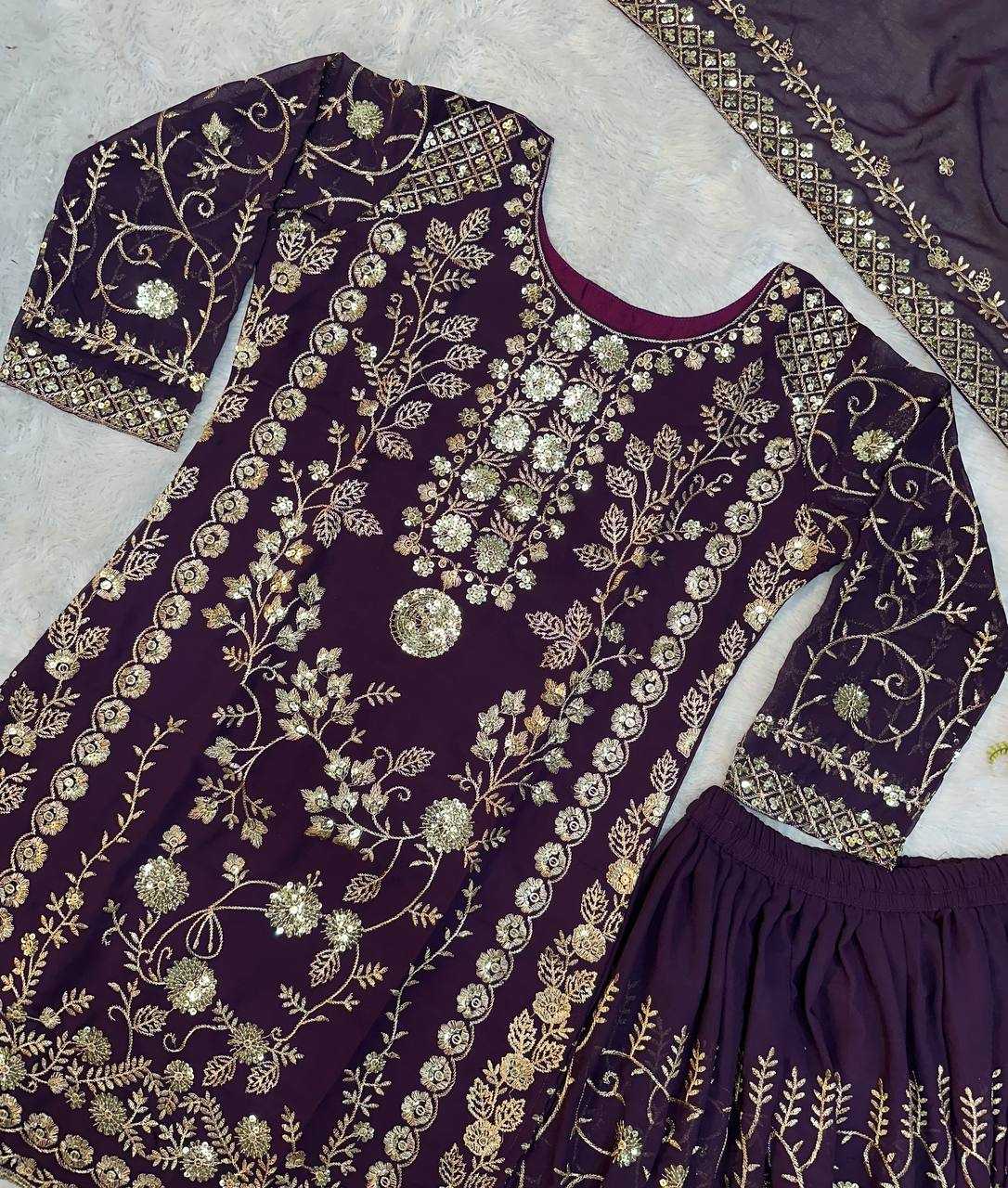 Ynf Faux Georgette KESH523 226 Suits & Dresses Wholesale Embroidery Suits Party wear suits Designer Suits Manufacturer