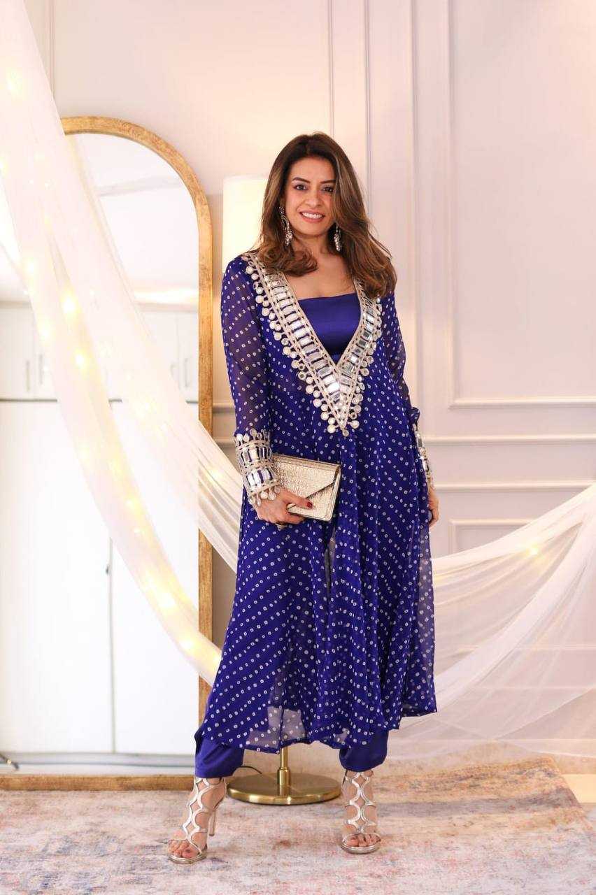 Ynf Faux Georgette KESH531 1037 Kurti Wholesale Casual Kurtis Festive Kurtis Mirror Work Kurti Embroidered Kurtis Manufacturer