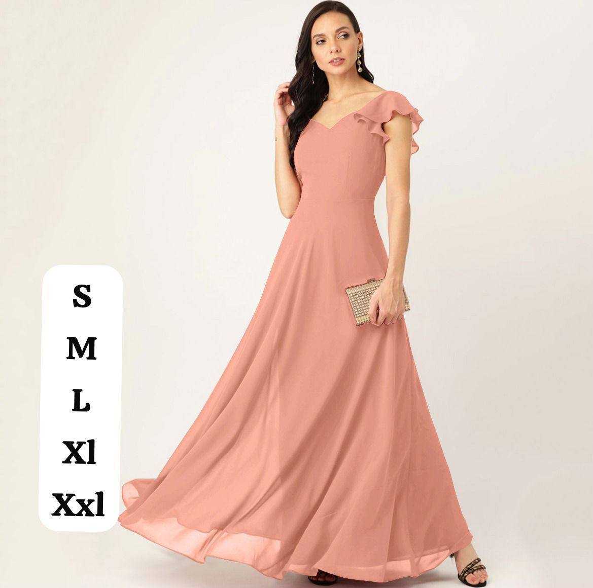 Ynf Faux Georgette KESH544 213 Gowns Wholesale Fancy Gowns Party Gowns Long Gowns Sleeveless Gowns Manufacturer