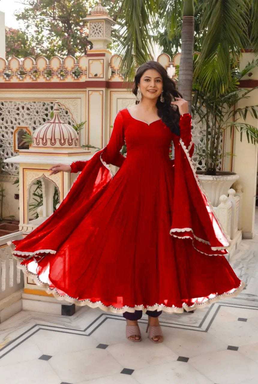Ynf Faux Georgette RIN157 2969 Gowns Plus Size Collections Wholesale Party Gowns Georgette Gown Designer Gowns Manufacturer