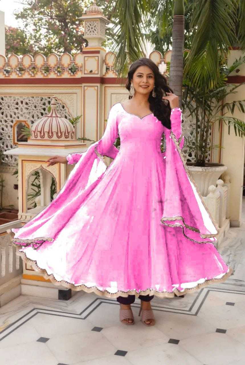 Ynf Faux Georgette RIN157 2969 Gowns Plus Size Collections Wholesale Party Gowns Georgette Gown Designer Gowns Manufacturer