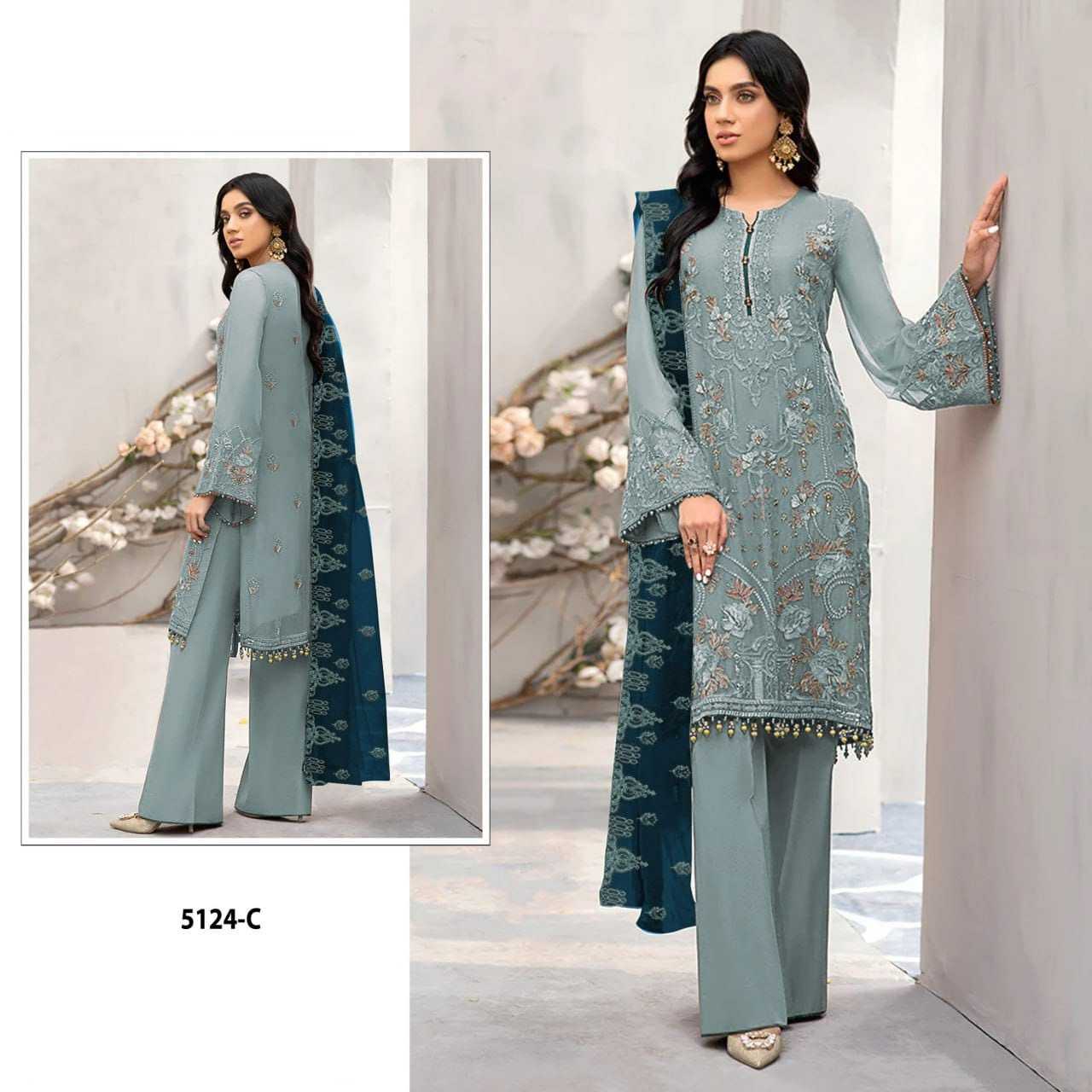 Ynf Faux Georgette RIN197 4938 Suits & Dresses Wholesale Party wear suits Bridal Suits Designer Suits Manufacturer