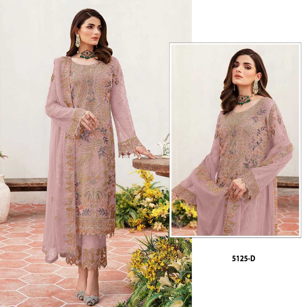 Ynf Faux Georgette RIN197 4939 Suits & Dresses Wholesale Embroidery Suits Party wear suits Designer Suits Manufacturer