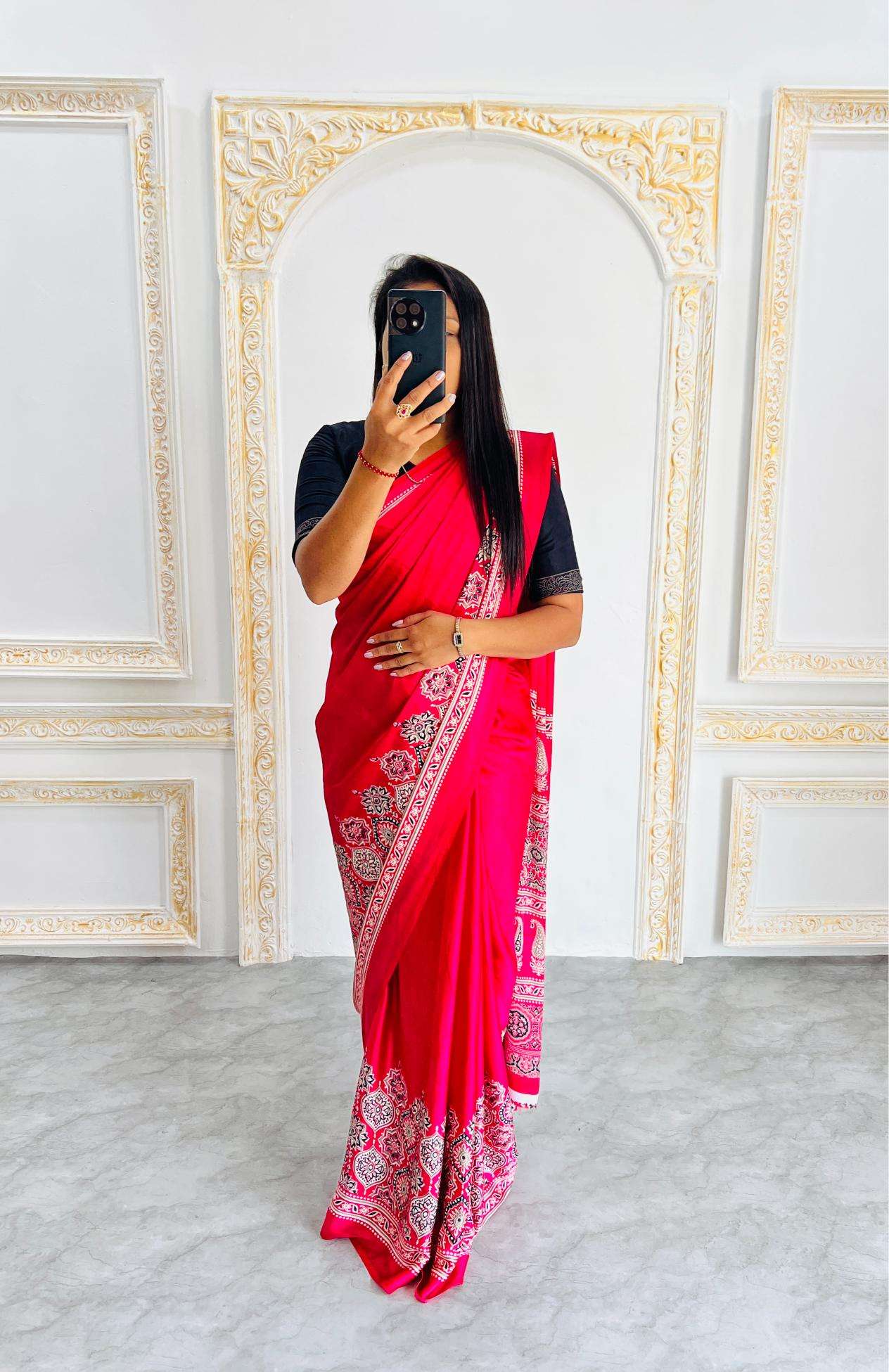 Ynf Gajji Silk RIN207 2206 Silk Sarees Wholesale Gajji Modal Sarees Fancy Printed Silk Sarees Manufacturer