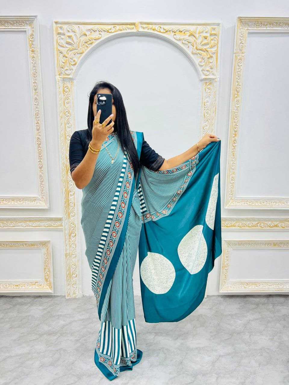 Ynf Gajji Silk RIN207 2230 Sarees Wedding Collections Festive Collections Wholesale Printed Sarees Silk Sarees Sarees With Blouse Manufacturer