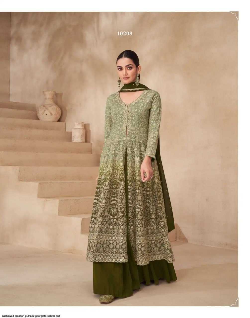 Ynf Georgette KESH379 10206 Suits & Dresses Wedding Collections Festive Collections Wholesale Georgette Suit Designer Suits Embroidered Suits Manufacturer