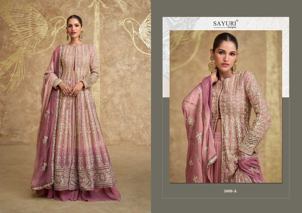 Ynf Georgette KESH379 5609 Suits & Dresses Wedding Collections Festive Collections Wholesale Embroidery Suits Georgette Suit Designer Suits Manufacturer