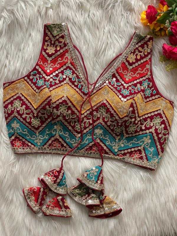 Ynf Georgette KESH426 Kashmiri Readymade Blouses Wholesale Designer Blouse Party Wear Blouse Silk Blouse Manufacturer