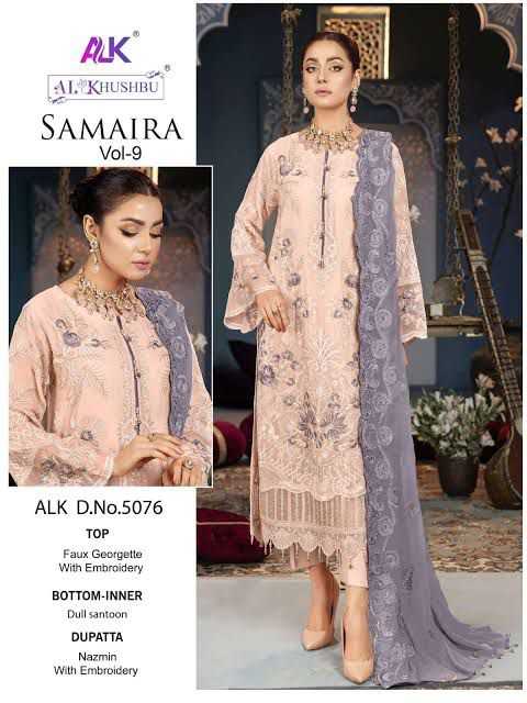 Ynf Georgette KESH444 AL-KHUSHBU-5075 Suits & Dresses Wholesale Embroidery Suits Georgette Suit Designer Suits Manufacturer