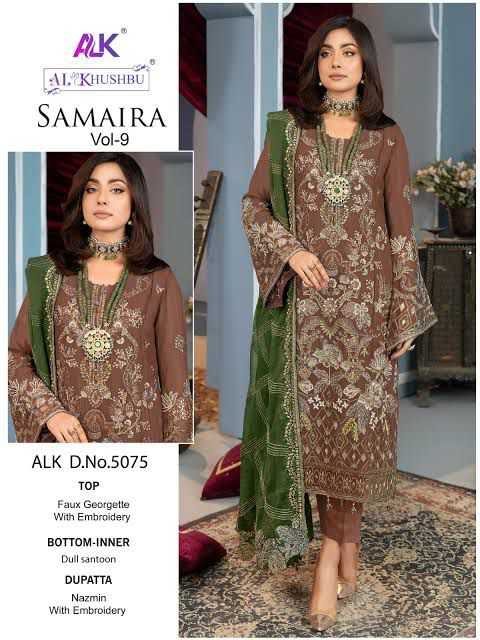Ynf Georgette KESH444 AL-KHUSHBU-5075 Suits & Dresses Wholesale Embroidery Suits Georgette Suit Designer Suits Manufacturer