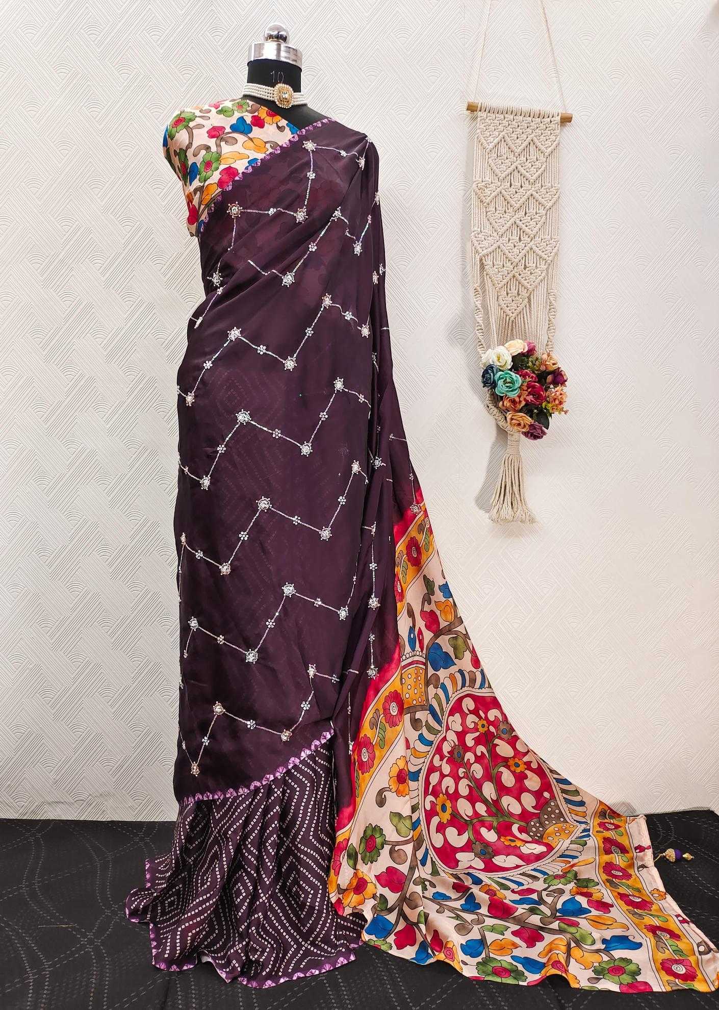Ynf Georgette KESH484 intricate Sarees Wholesale Printed Sarees Georgette Sarees Ajrakh Sarees Manufacturer