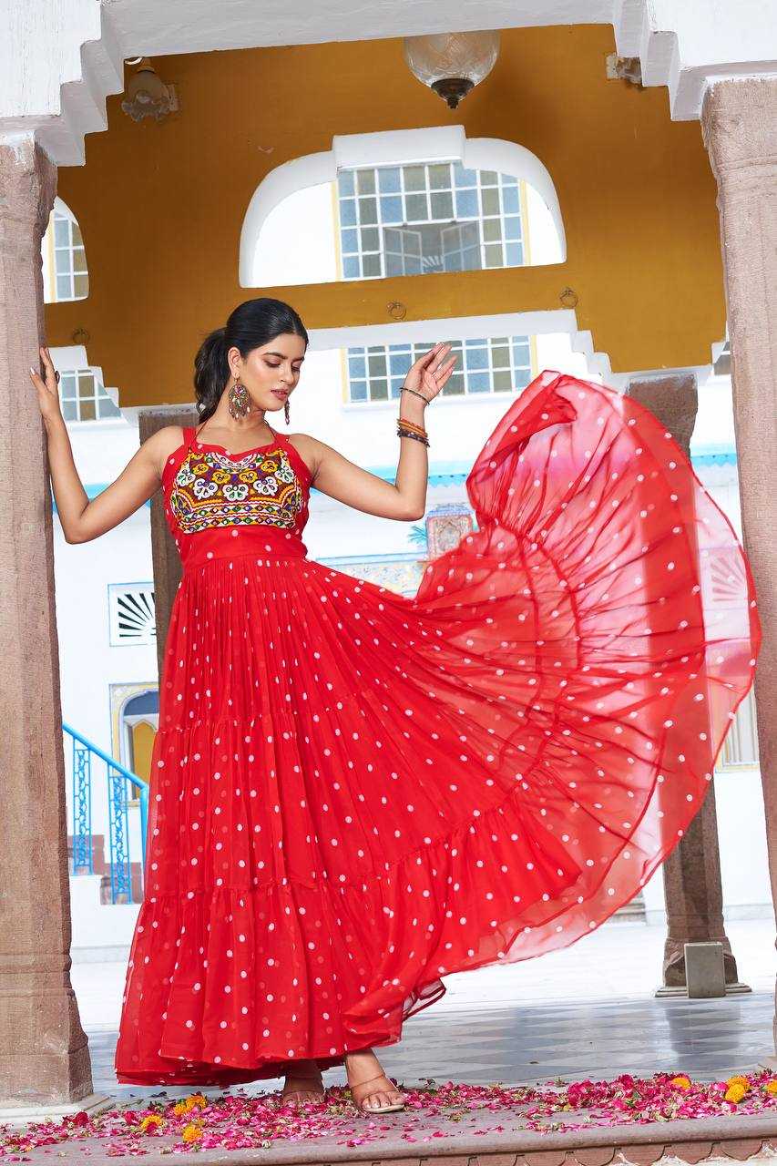 Ynf Georgette KESH498 112 Gowns Wedding Collections Festive Collections Wholesale Printed Gowns Georgette Gown Party Wear Gowns Manufacturer