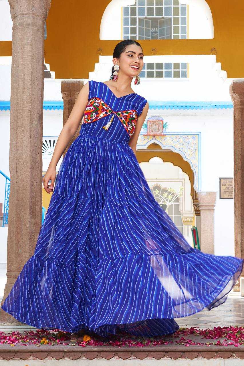 Ynf Georgette KESH498 112 Gowns Wedding Collections Festive Collections Wholesale Printed Gowns Georgette Gown Party Wear Gowns Manufacturer
