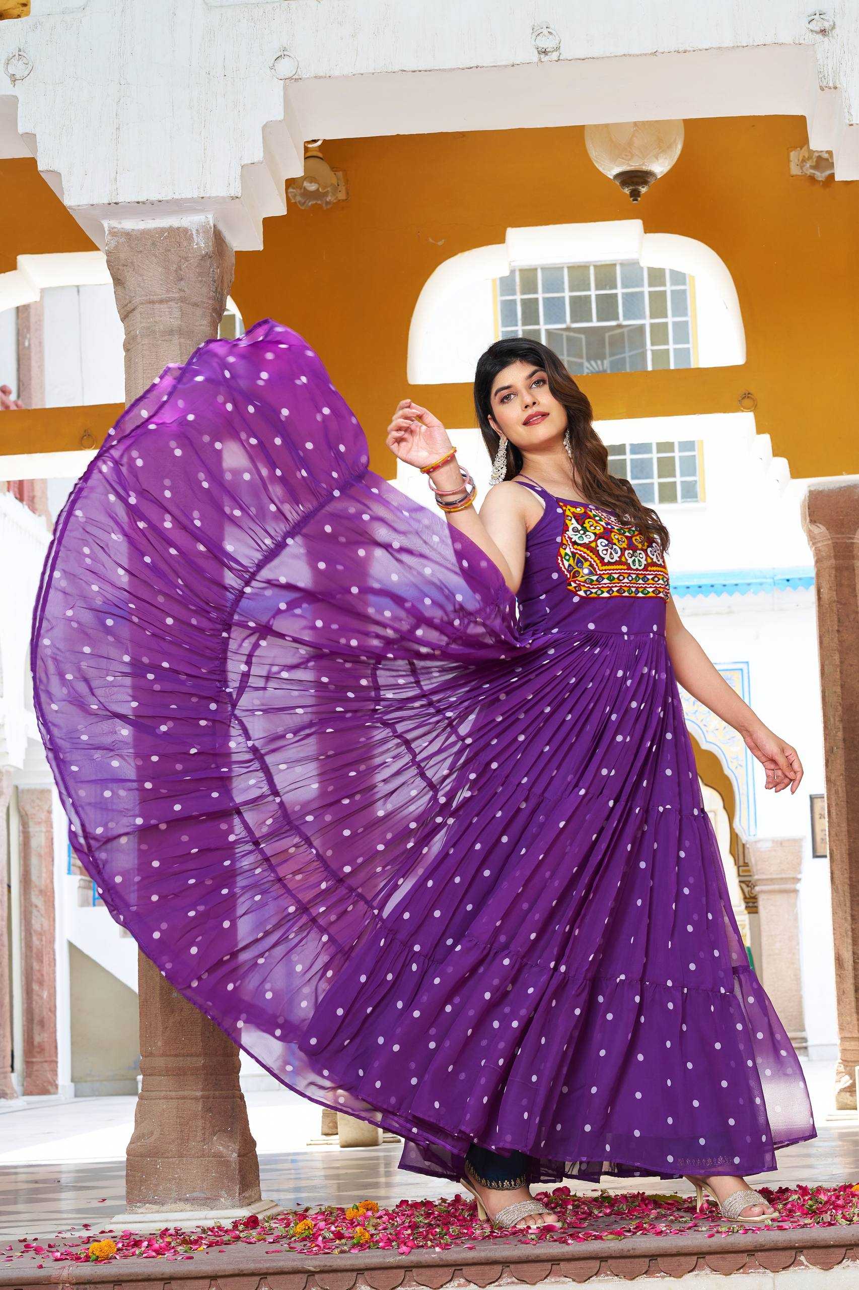 Ynf Georgette KESH498 112 Gowns Wedding Collections Festive Collections Wholesale Printed Gowns Georgette Gown Party Wear Gowns Manufacturer