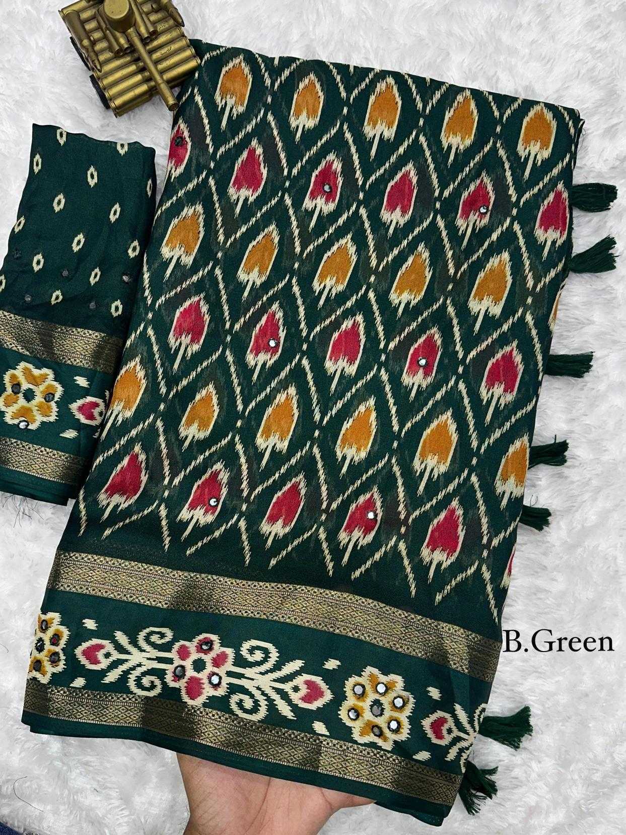 Ynf Georgette KESH500 Koyal Sarees Wholesale Georgette Sarees Mirror Work Saree Traditional Sarees Manufacturer