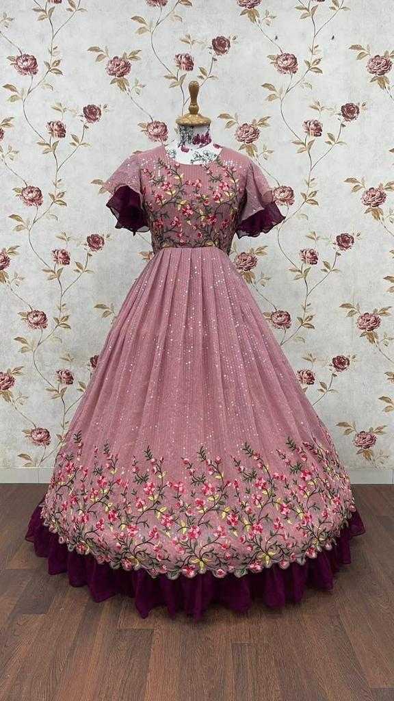 Ynf Georgette KESH503 7864 Kids Wear Wholesale Kids Gown Kids Ethnic Gowns Manufacturer